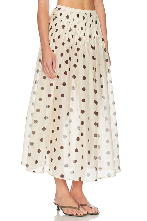 view 2 of 6 FALDA MARIT  in Lemon Polka Dot