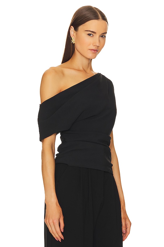 view 2 of 4 Arlina Off Shoulder Top in Black