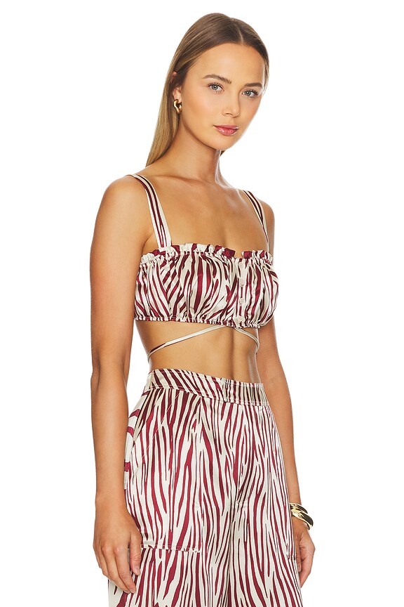 view 2 of 4 TOP CORTO TRACY in Brick Toledo Print