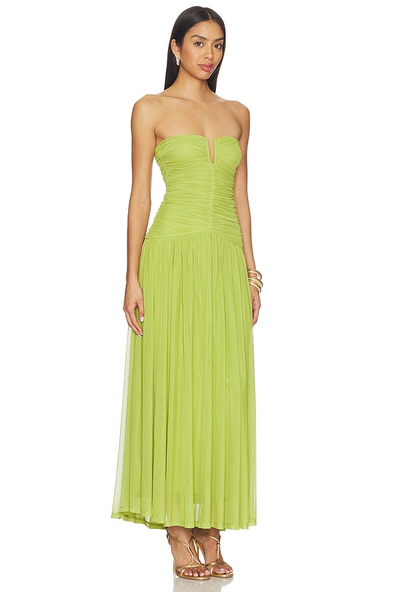 view 2 of 3 Beverly Dress in Peridot