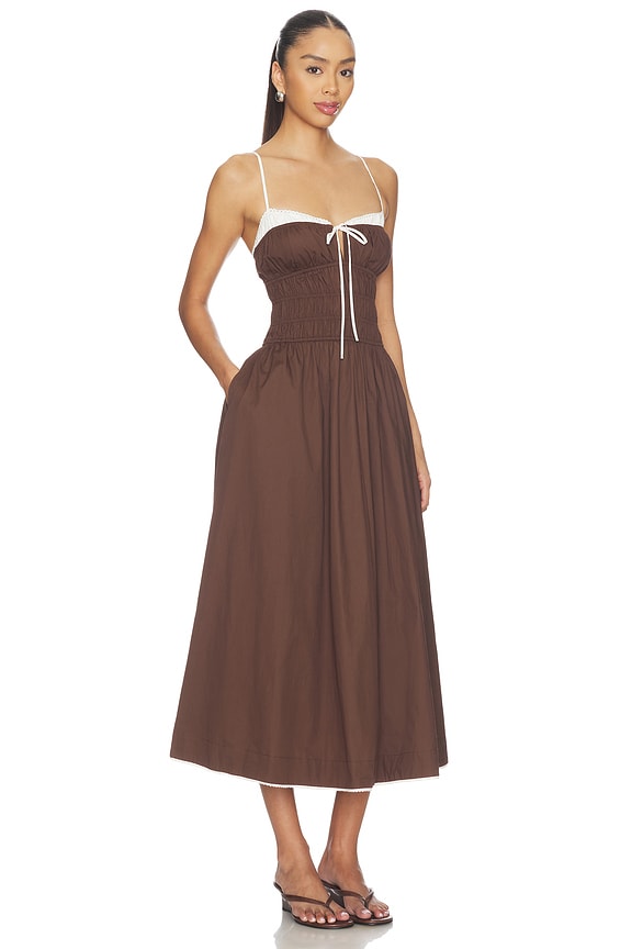 view 2 of 3 VESTIDO THOMAS in Coffee