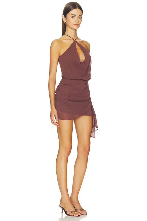 view 2 of 3 Lorenzo Dress in Chocolate