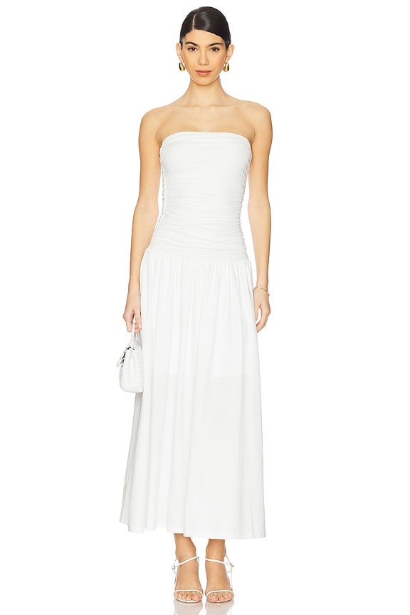 view 1 of 3 Santal Dress in White