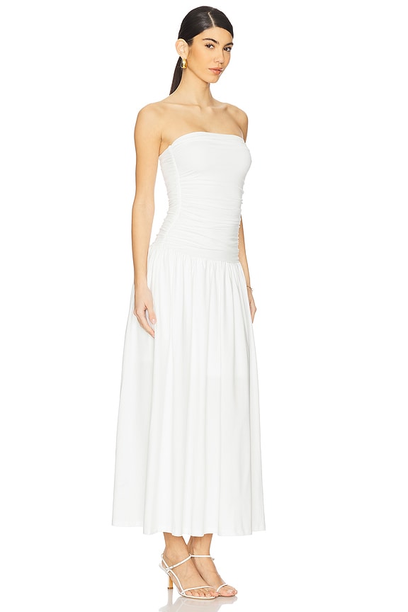 view 2 of 3 Santal Dress in White