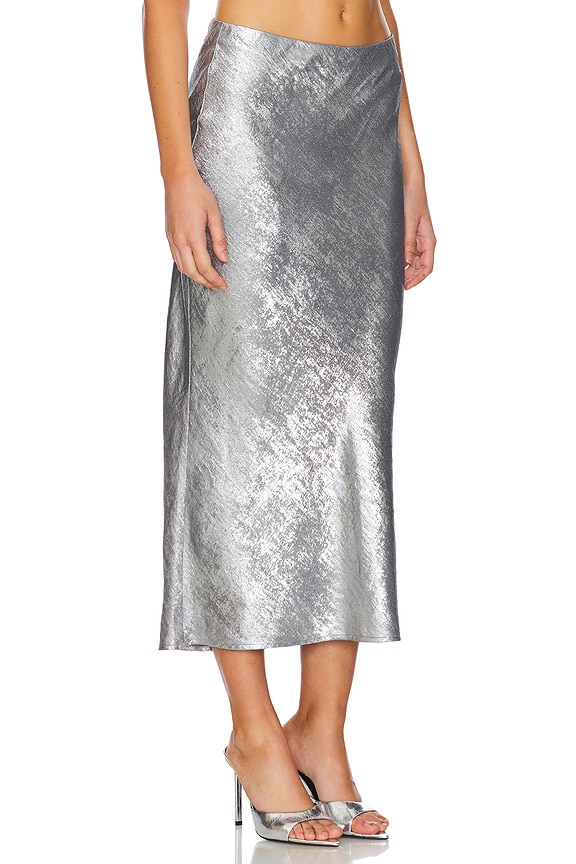 view 2 of 6 FALDA MIDI in Chrome