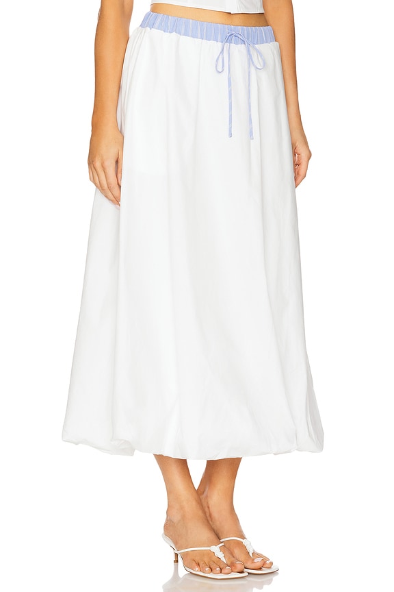 view 2 of 6 Victoria Skirt in Chambray