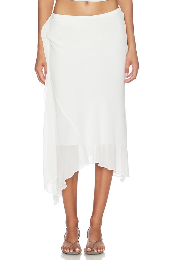 view 1 of 6 Natalia Skirt in White