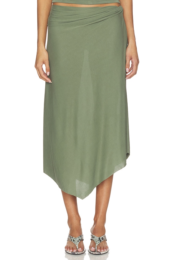 view 1 of 6 JUPE FRANCESCA in Olive