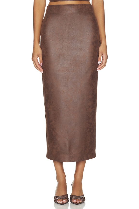 view 2 of 7 Elodie Skirt in Brown