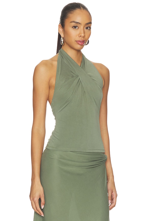 view 2 of 4 Noemi Top in Olive