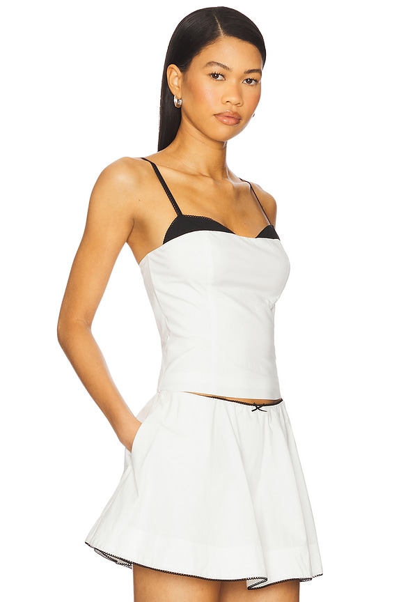 view 2 of 4 Fremont Top in White