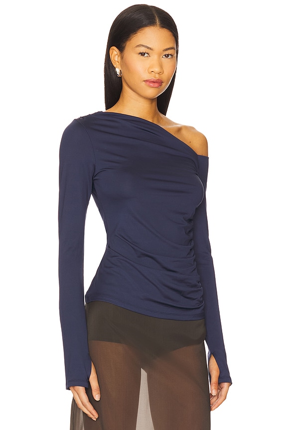 view 2 of 5 Cleo Top in Navy