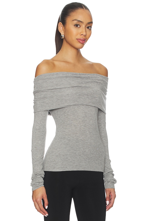 view 2 of 4 Islay Top in Heather Grey