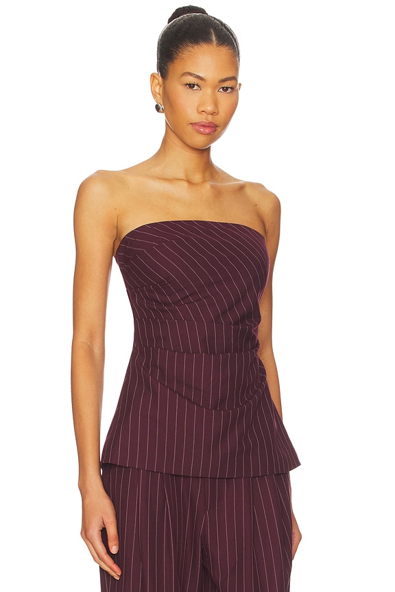 view 2 of 5 Lankershim Top in Oxblood