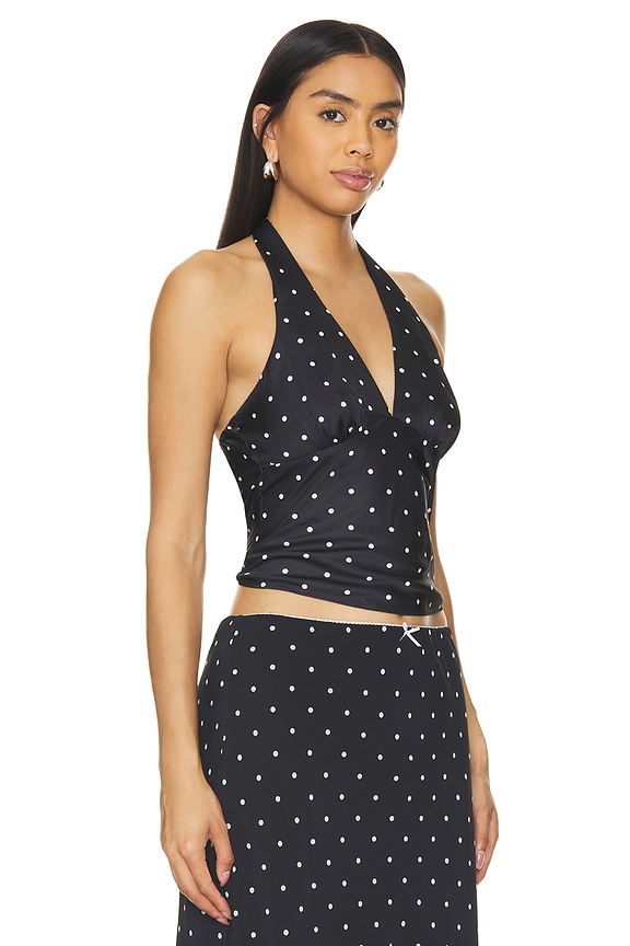 view 2 of 4 Iris Top in Black