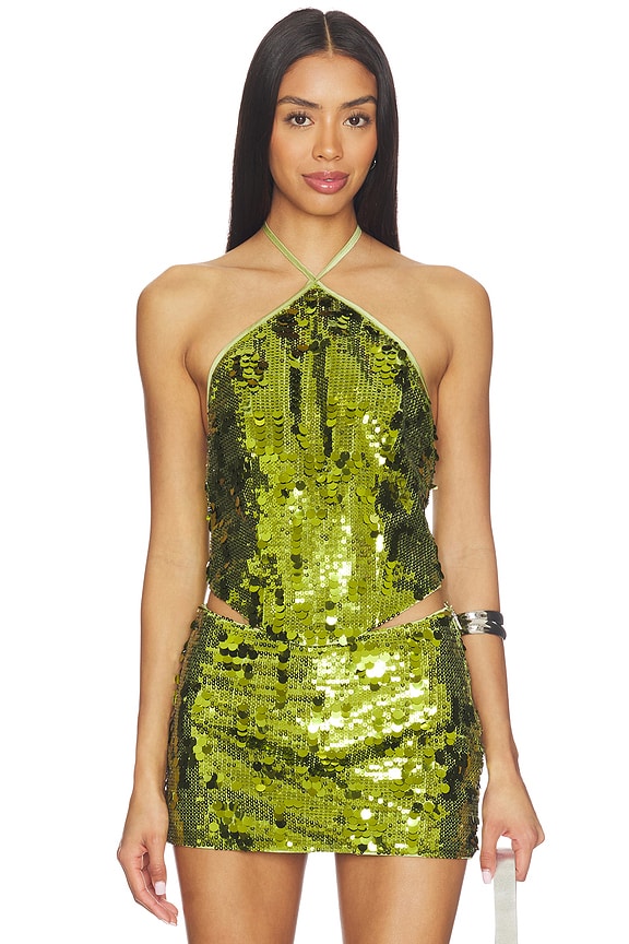 view 1 of 5 Constance Top in Palm