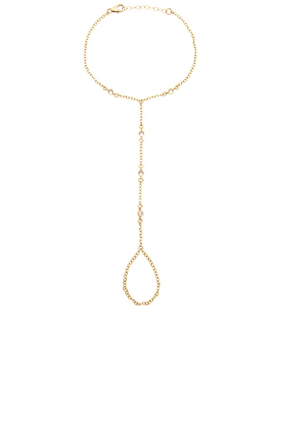 view 2 of 3 Ariella Hand Chain in Gold