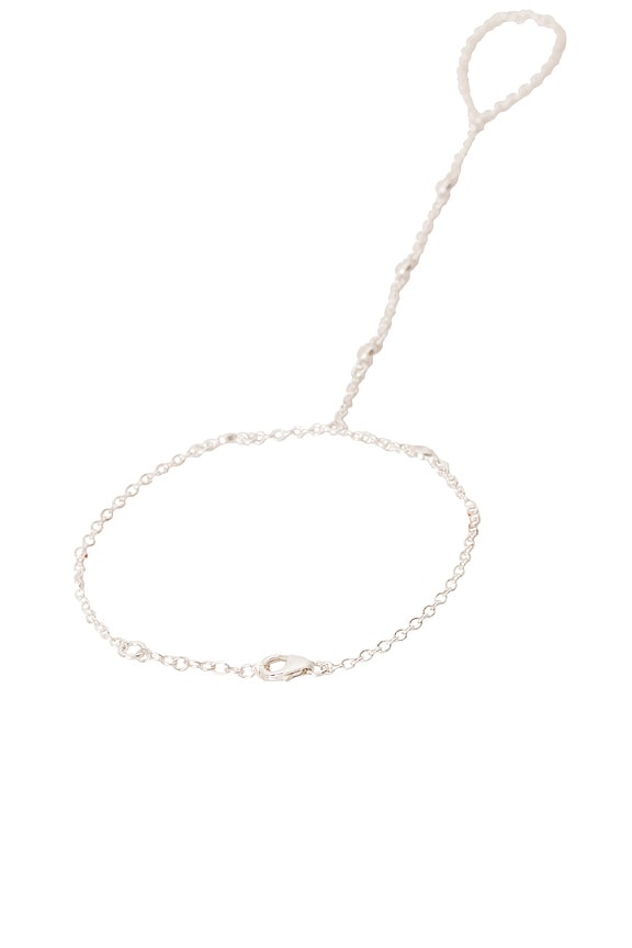 view 2 of 3 Ariella Hand Chain in Silver