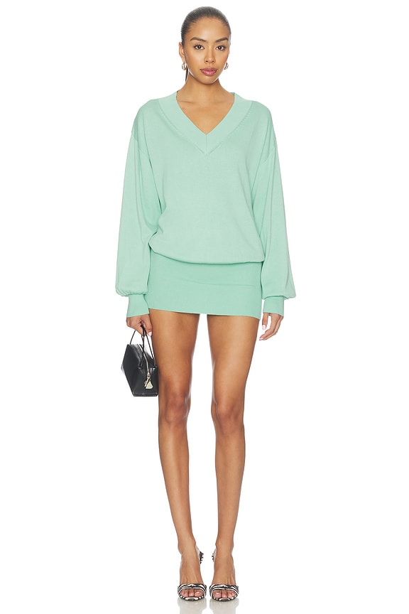 view 2 of 4 Deep Jumper in Aquamarine
