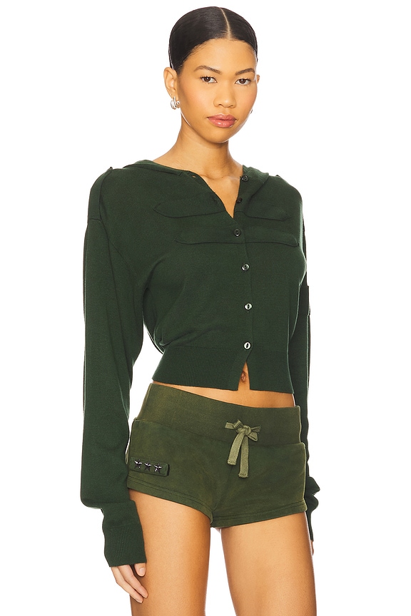 view 2 of 4 CÁRDIGAN MILITARY in Khaki