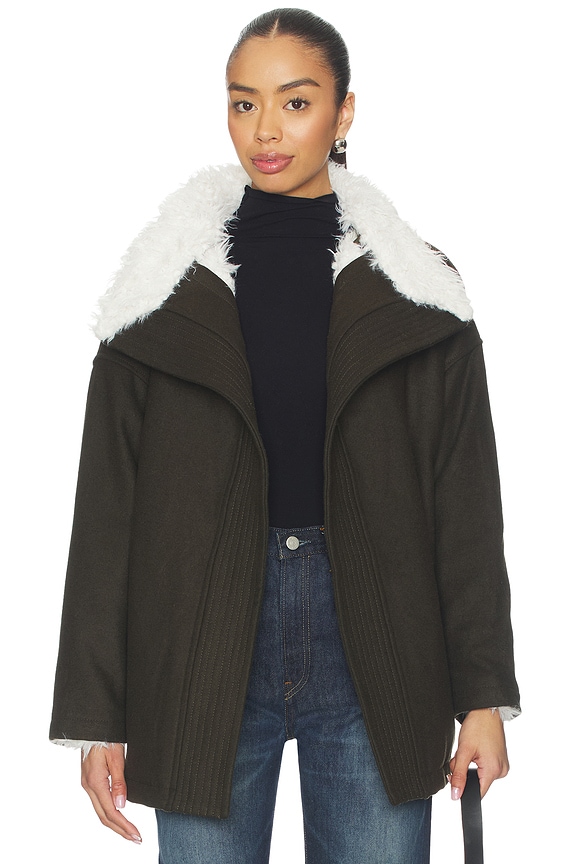 view 2 of 6 Rosie Coat in Khaki Green