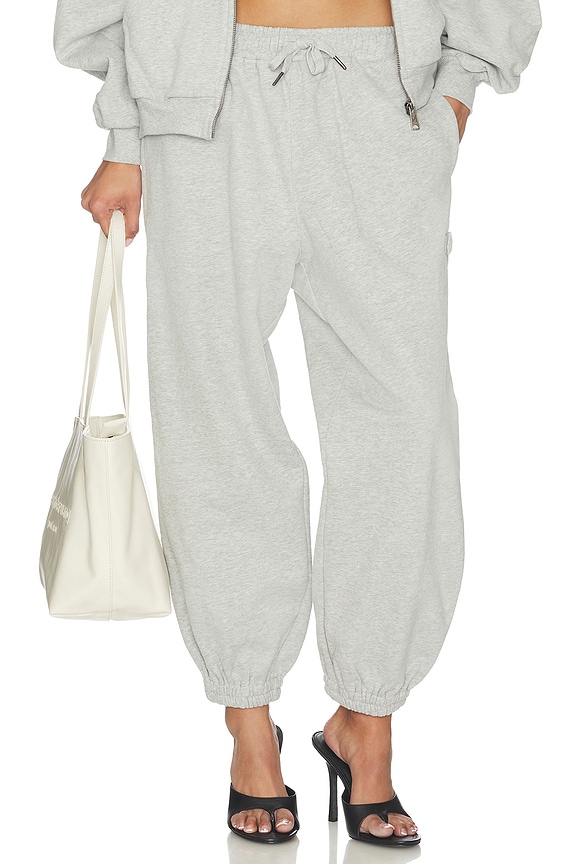 view 1 of 7 Cover Track Pant in Grey Marl