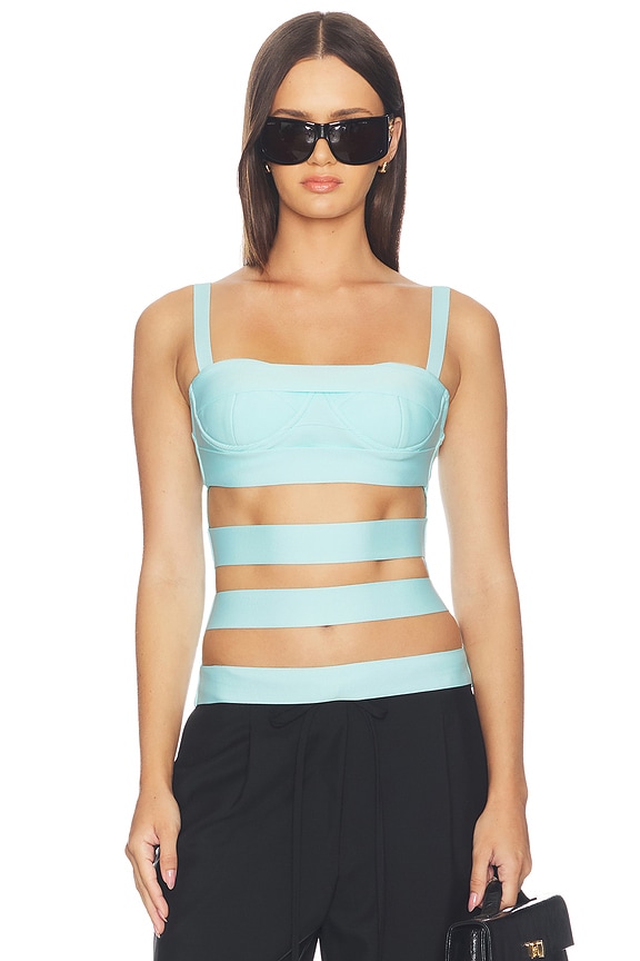 view 1 of 4 Sneak Bandage Top in Ice