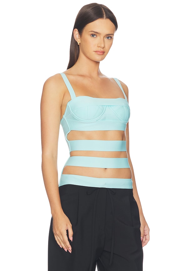 view 2 of 4 Sneak Bandage Top in Ice
