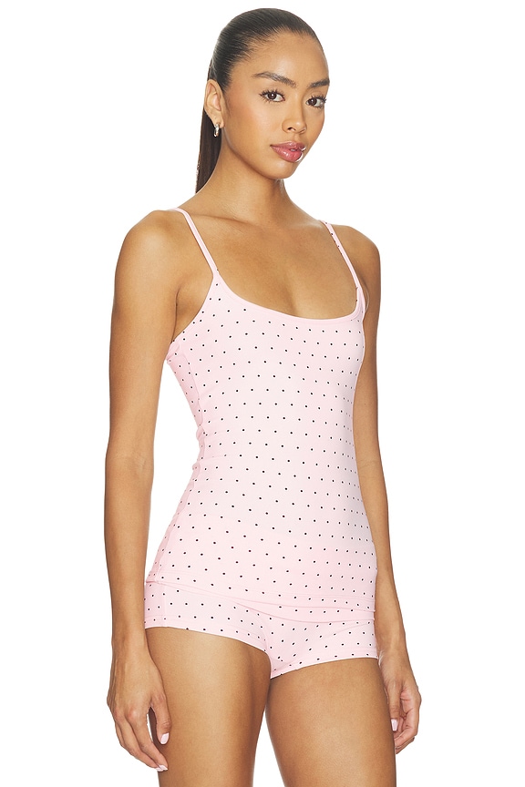 view 2 of 5 Top sin mangas in Pink Polka