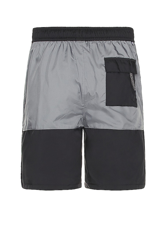 view 2 of 3 NSW Essential Lined Flow Short in Black & Smoke Grey