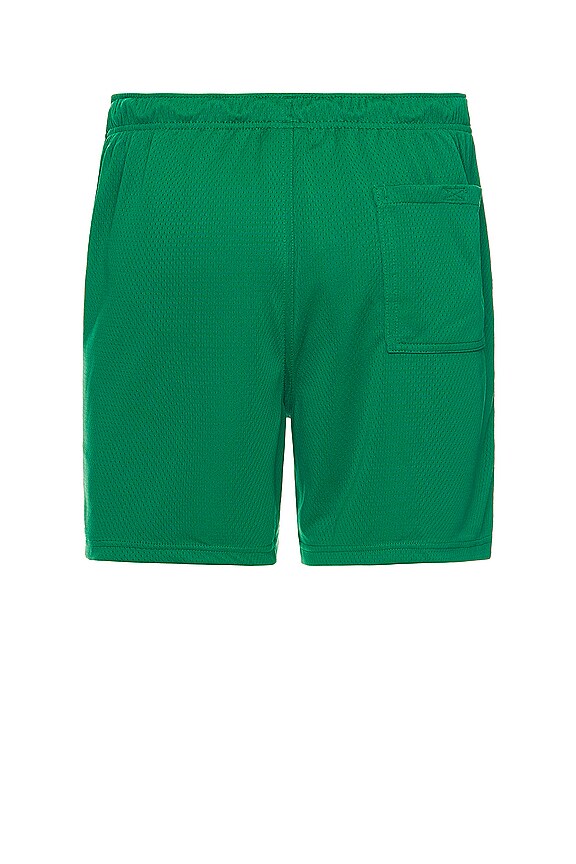 view 2 of 5 Club (NSW) Mesh Flow Shorts in Malachite & White