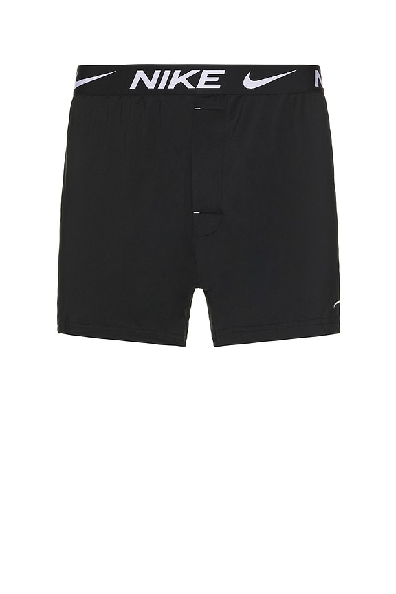 view 2 of 3 Essential Micro Boxer 3 Pack in Black