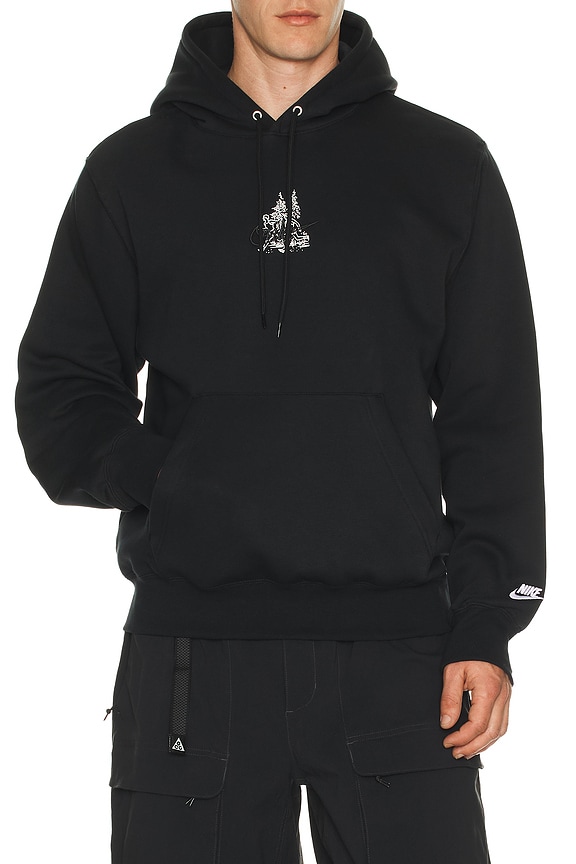 view 2 of 6 Club Hoodie Run Reissue in Black & White