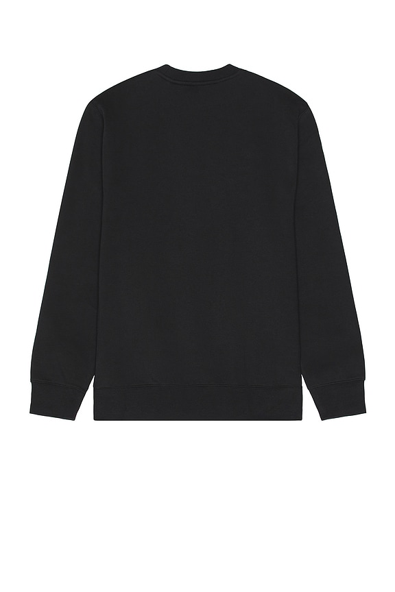 view 2 of 4 Club Crew Neck Sweatshirt in Black & White