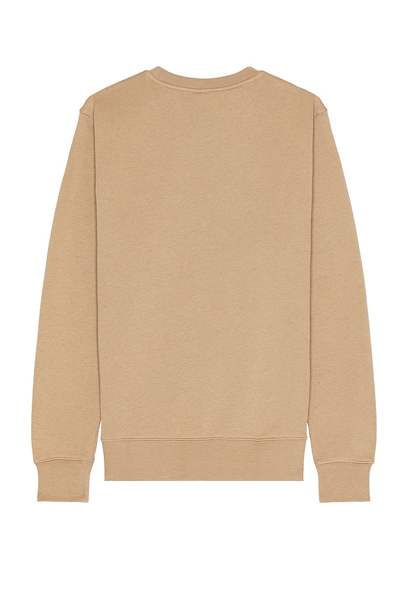 view 2 of 5 Crew Neck Sweatshirt in Khaki & White