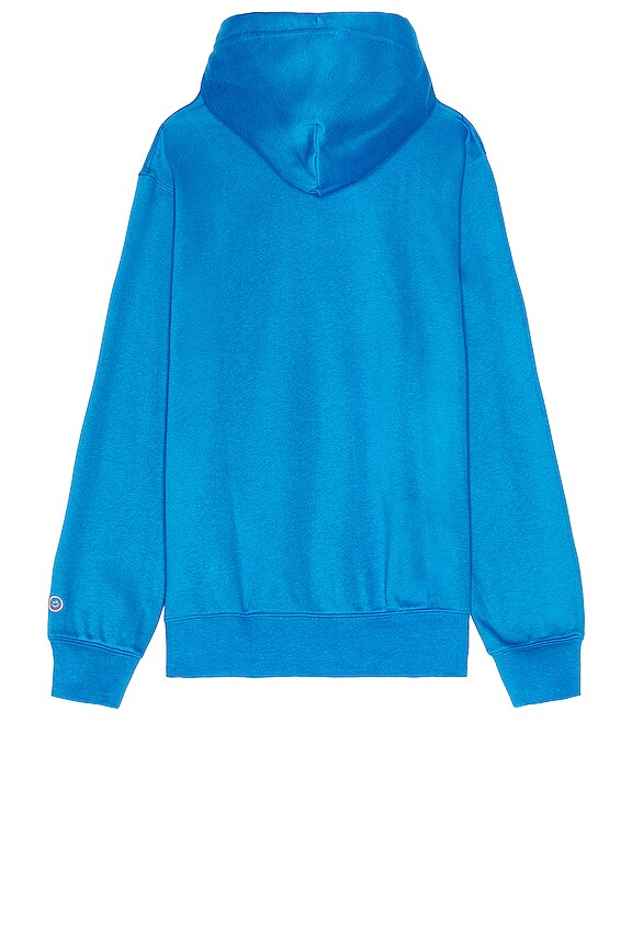 view 2 of 5 SWEAT À CAPUCHE NSW in Light Photo Blue, White, & Orange Trance