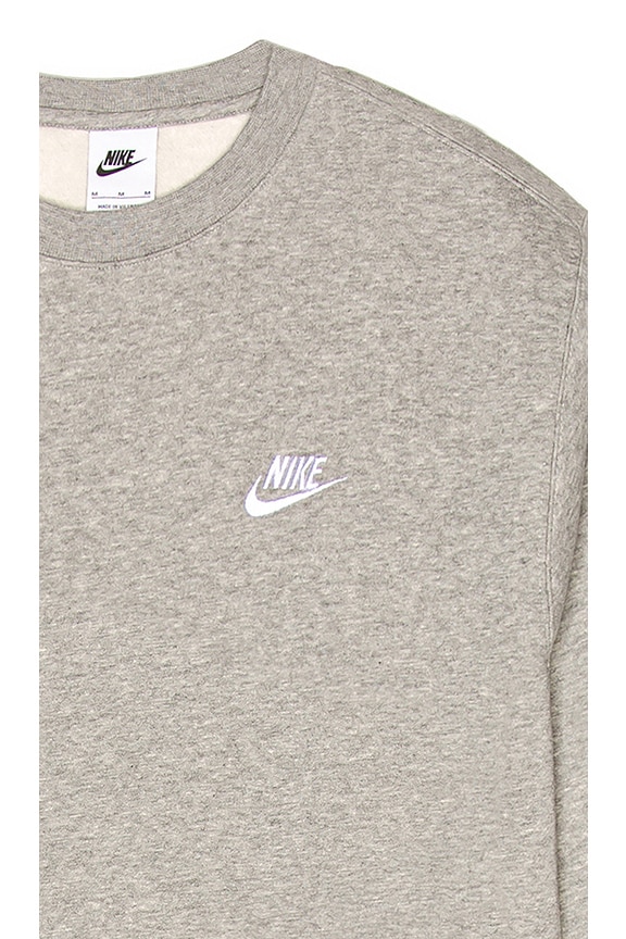 view 3 of 4 NSW Club Crew in Dark Grey Heather & White