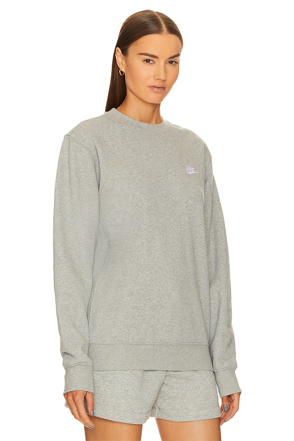 view 2 of 4 NSW Club Crew in Dark Grey Heather & White