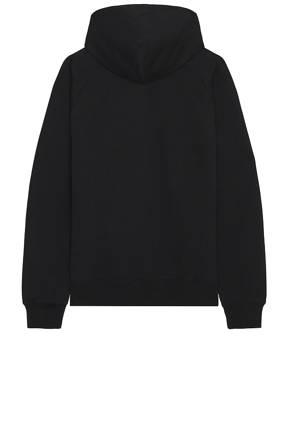 view 2 of 4 SWEAT À CAPUCHE in Black & Coconut Milk Black