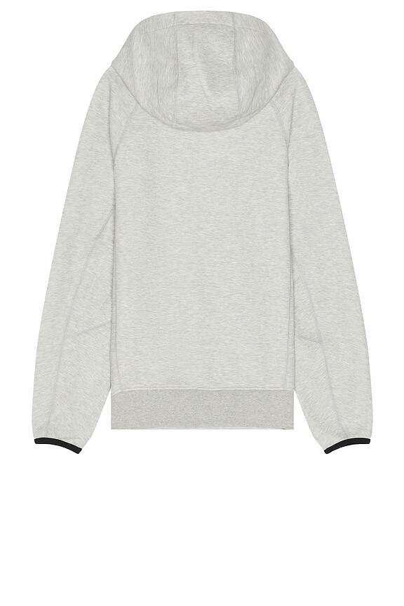 view 2 of 5 Tech Fleece Hoodie in Dark Grey, Heather, & Black