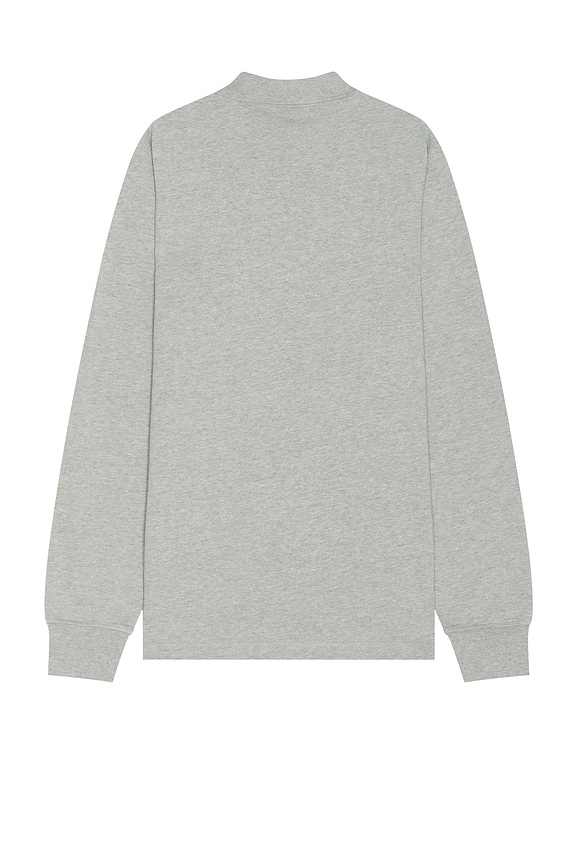 view 2 of 5 MANGA LARGA CLUB in Dk Grey Heather & White
