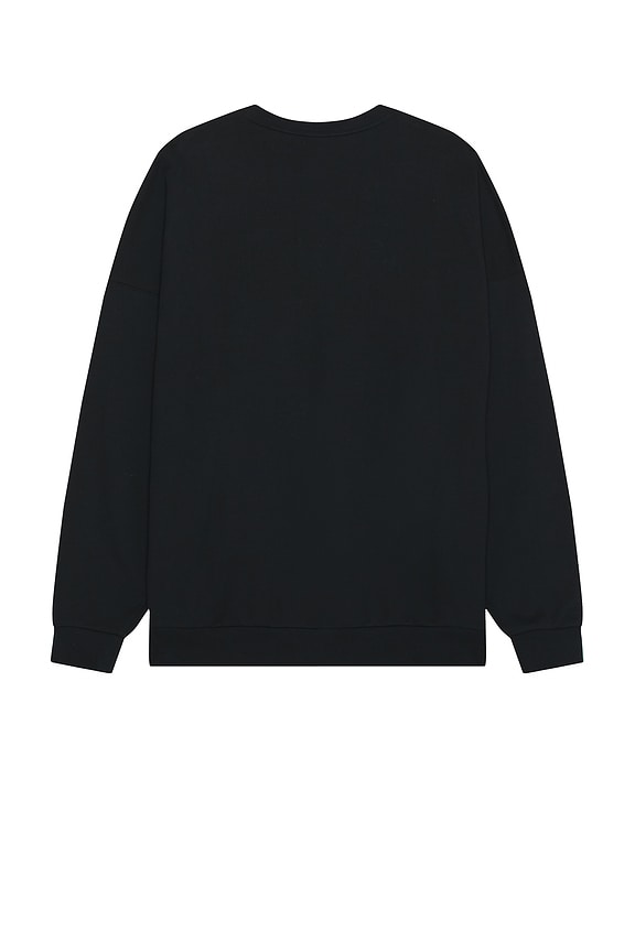 view 2 of 5 M Nk Club Ft Oversized Crew in Black & White