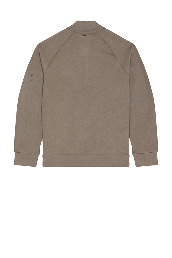view 2 of 4 Quarter Zip Pullover Sweatshirt in Cave Stone & Medium Ash