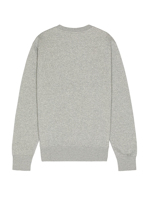 view 2 of 5 M Nk Club Bb Crew Letters Sweatshirt in Dark Grey Heather & White