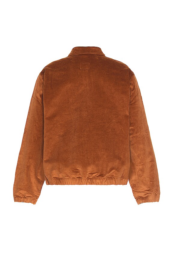 view 2 of 4 M Nl Harrington Jacket Cord in Ale Brown/white