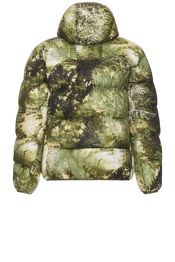 view 2 of 4 КУРТКА in Oil Green, Medium Olive, & Reflective Silver