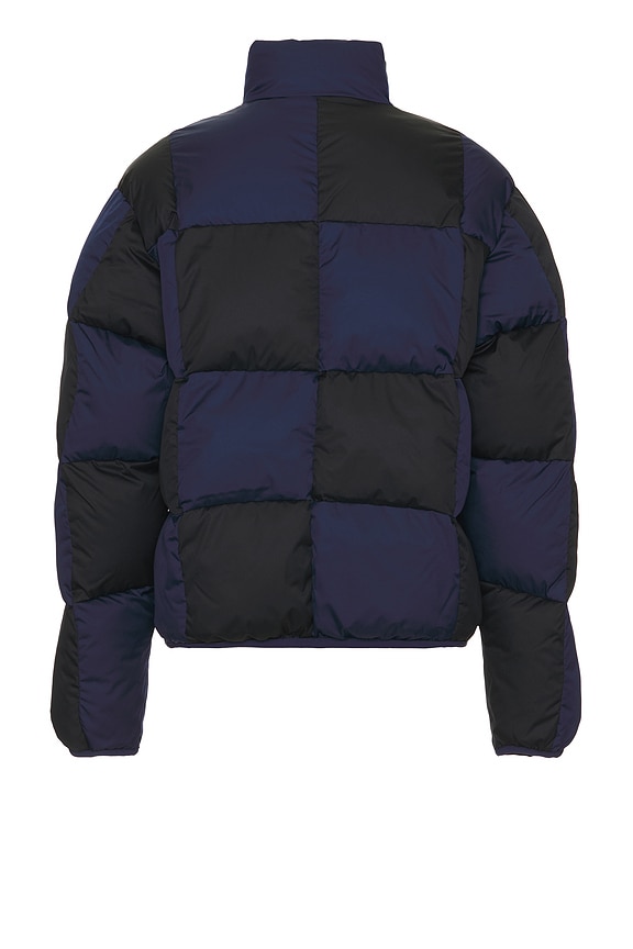 view 2 of 5 M Nk Club Puffer Checker in Midnight Navy, & Black