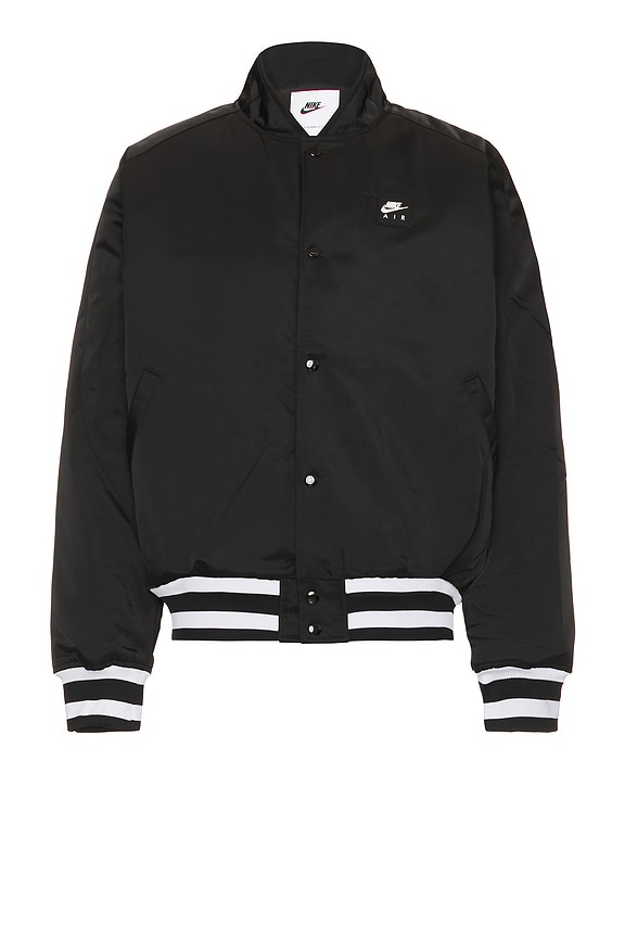 view 2 of 5 Air Varsity Jacket in Black & White