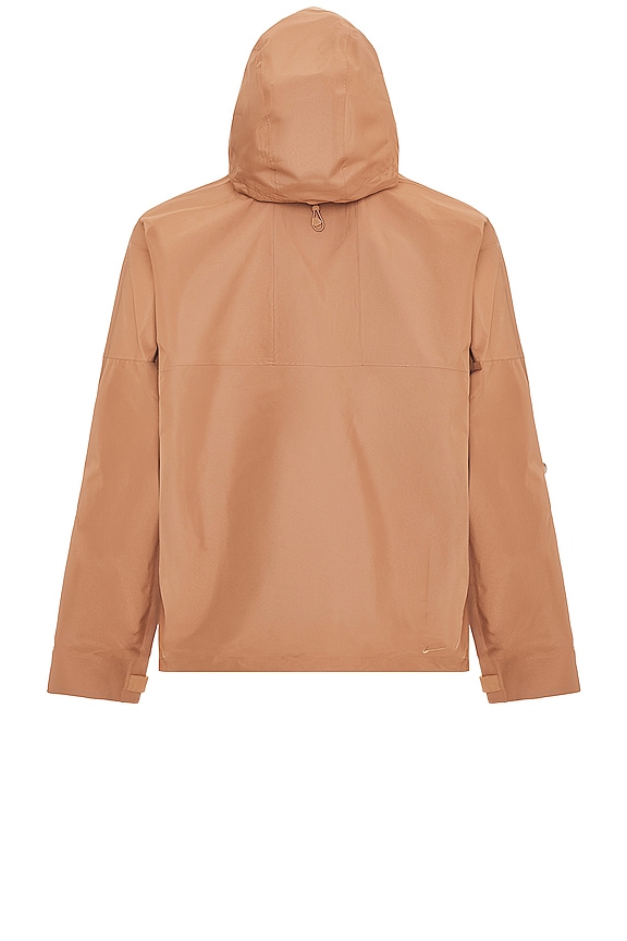 view 2 of 4 ACG Cascade Rain Jacket in Dark Driftwood & Summit White