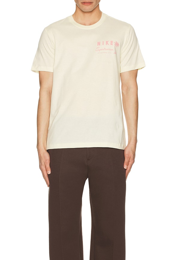 view 3 of 4 Nsw Sweet Crew Neck Tee in Coconut Milk & Denim Turq
